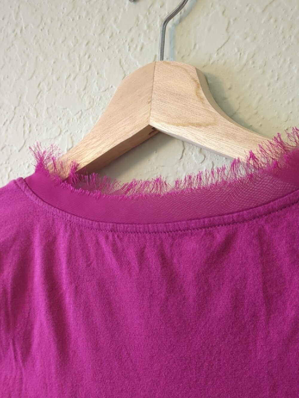 Kenneth Cole Magenta Fringe-Trim Scoop Neck Tank - Picture 6 of 6